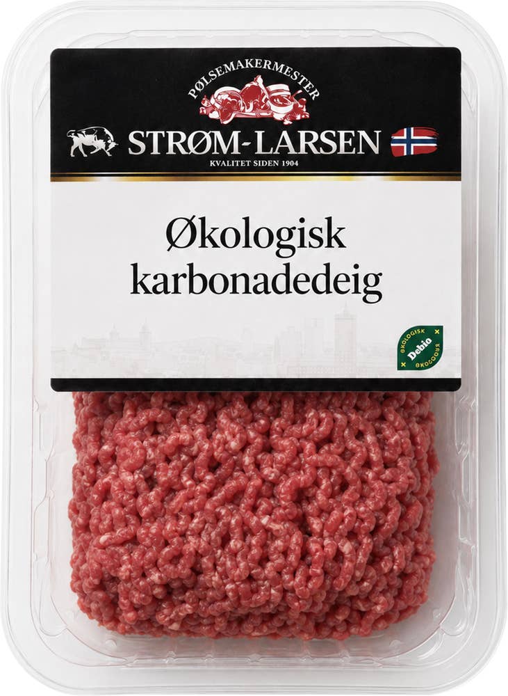 Strøm-Larsen AS Økologisk karbonadedeig