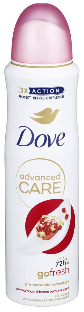 Dove Deo Spray Pomegranate & Lemon Verbena Deo Antiperspirant Advanced Care