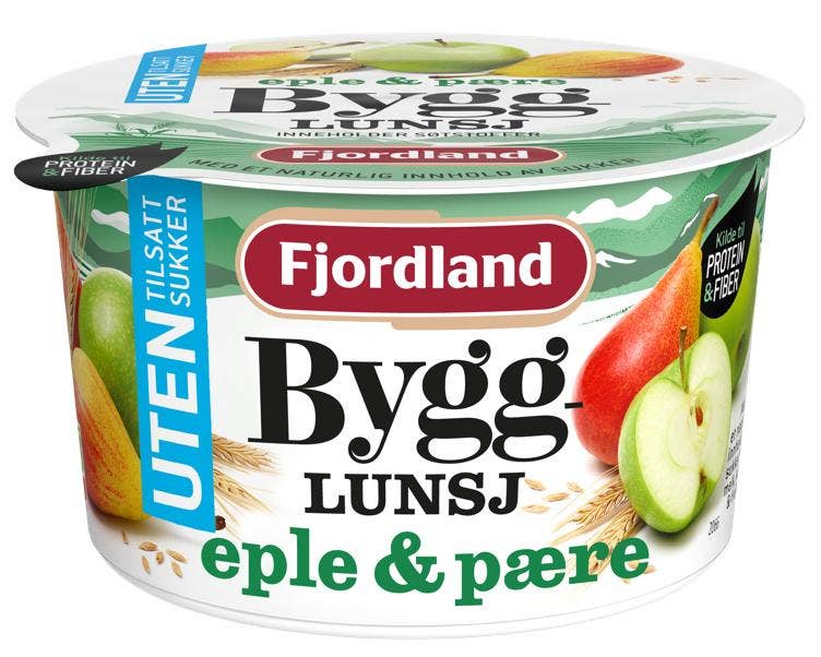 Fjordland Byggrynslunsj med Eple & Pære Uten tilsatt sukker