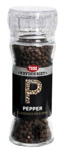Toro Sort pepper hel Med kvern