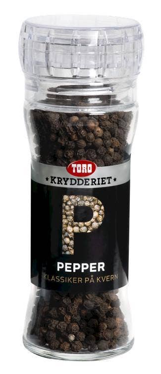 Toro Sort pepper hel Med kvern