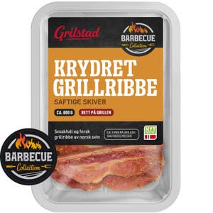 Grilstad Krydret grillribbe i skiver