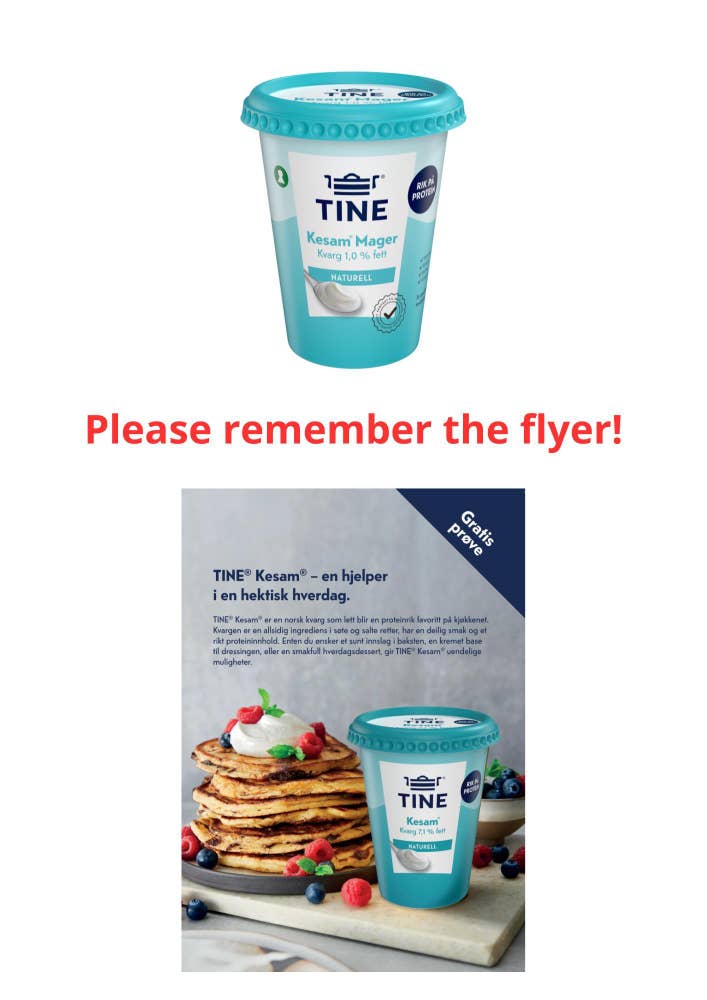 TINE SAMPLE TINE Kesam mager Naturell, 420 g