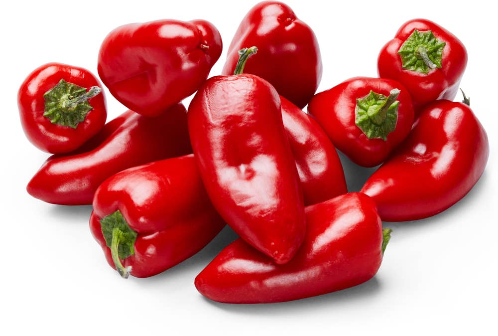 Rød mini Paprika, ekstra søte Norge