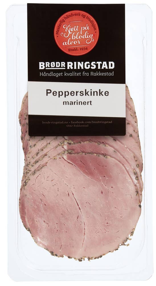Marinert pepperskinke 100 g