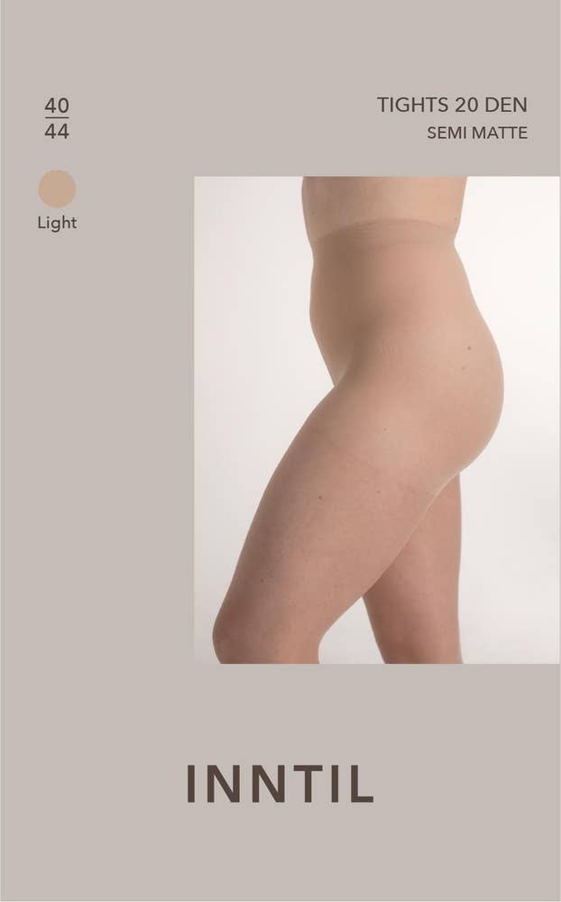 Inntil Strømpebukse 20 DEN Lys, str. 40-44