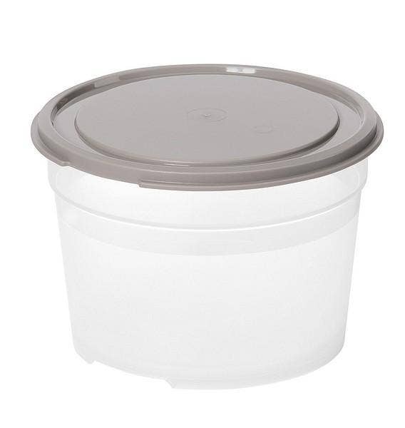 Smartstore Matoppbevaringsboks Rund, 0,6 l, grå