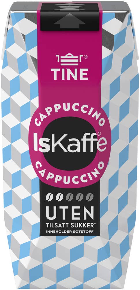 TINE IsKaffe Cappuccino Uten Tilsatt Sukker