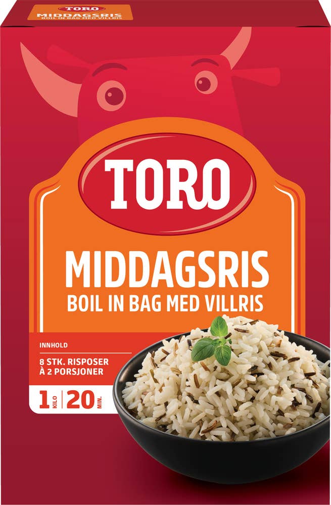 Toro Middagsris med villris Boil in bag