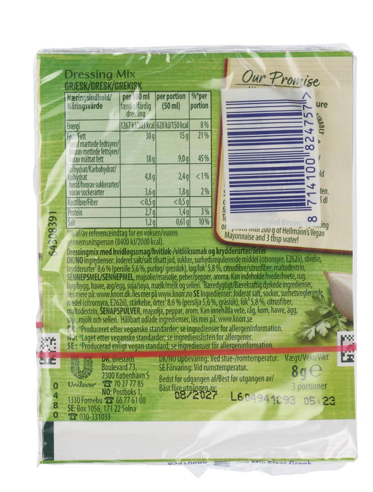 Knorr Gresk dressingmix