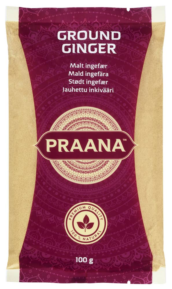 Praana Ingefær, malt