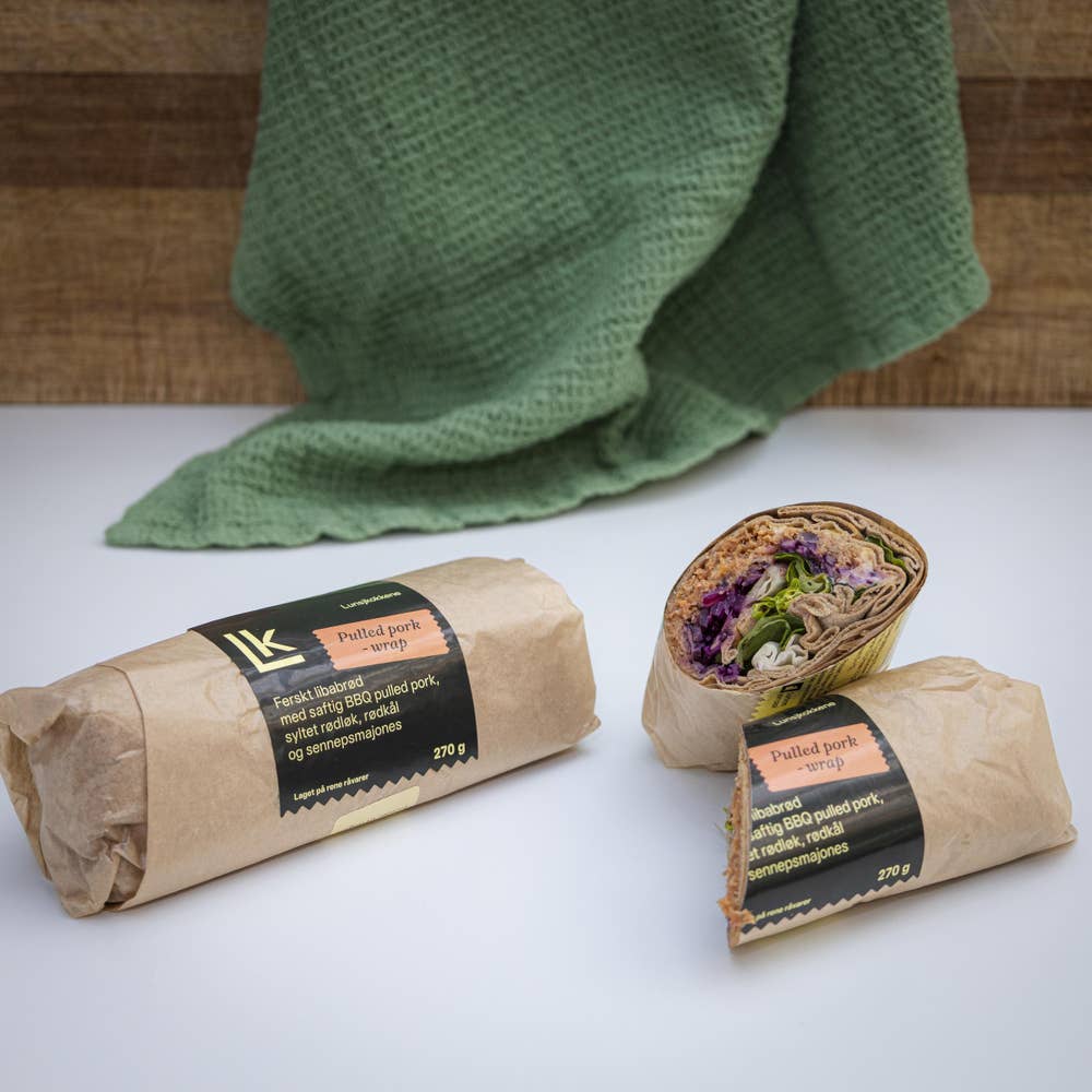 Kreativ Catering Wrap med pulled pork