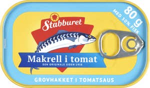 Stabburet Grovhakket makrell i tomat