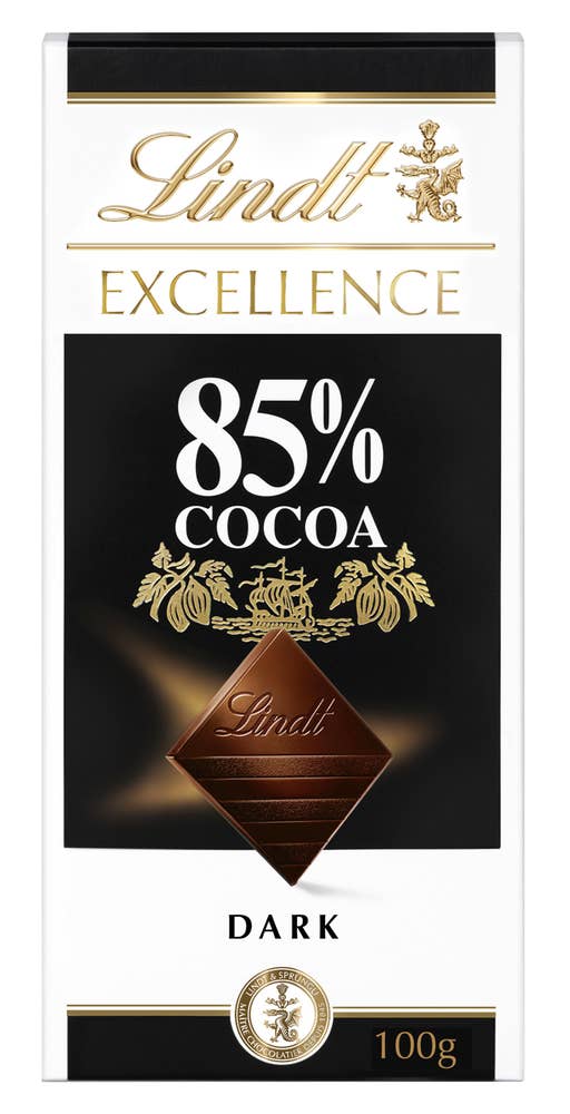 Lindt Excellence 85% Kakao Mørk Sjokolade