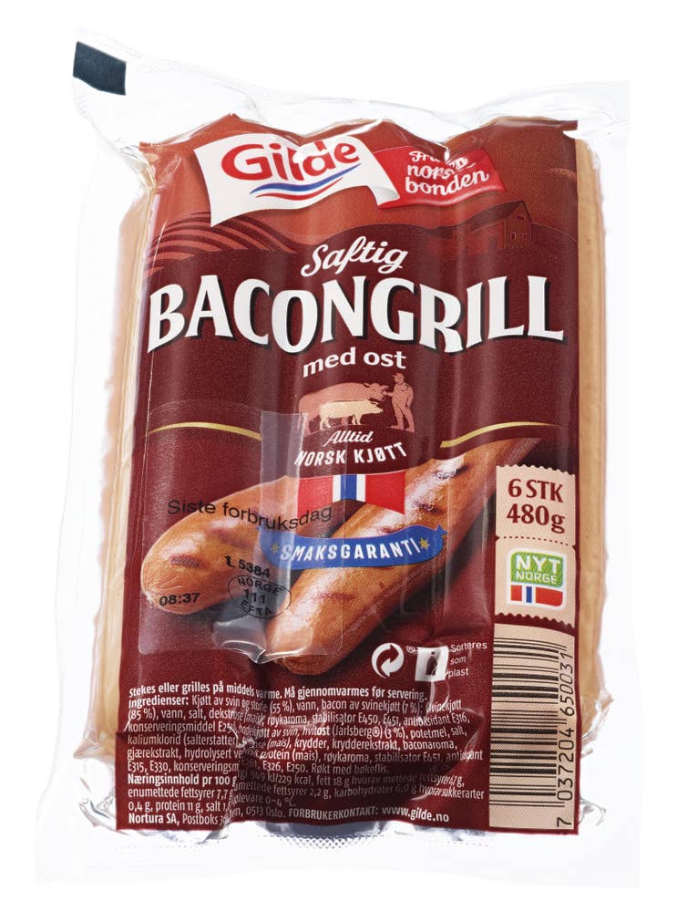 Gilde Bacongrill med ost