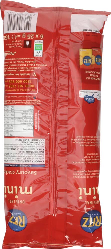 RITZ Mini snack pack