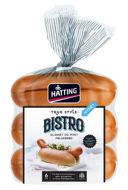 Hatting True Style Bistro Pølsebrød 6 stk