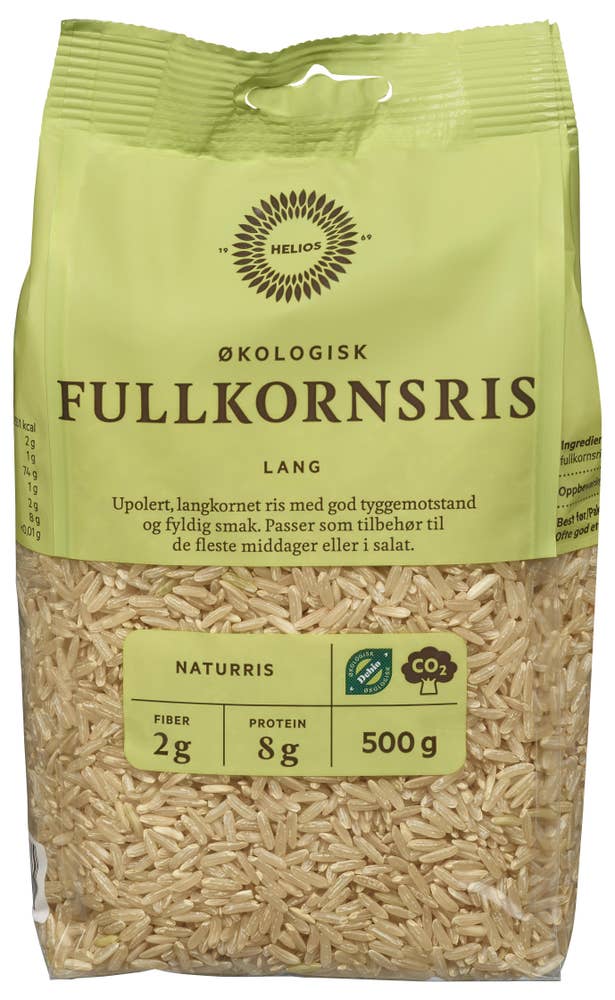 Fullkornsris Maks 10 per kunde, Økologisk, 500 g