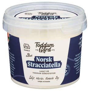 Toddum Gård Norsk stracciatella