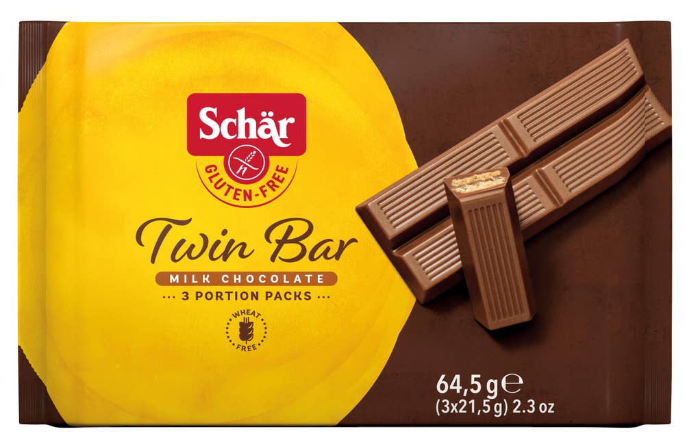 Schär Twin Bar Sjokoladekjeks Glutenfri