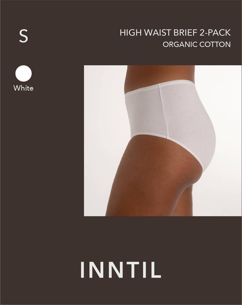 Inntil High Waist truse Hvit, str. S