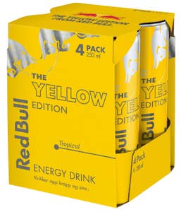 Red Bull Yellow Edition Tropical 4x250 ml