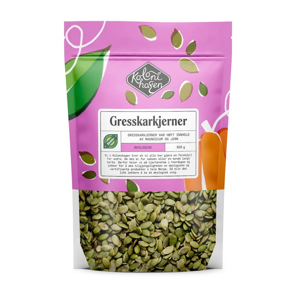 Kolonihagen Gresskarkjerner Økologisk