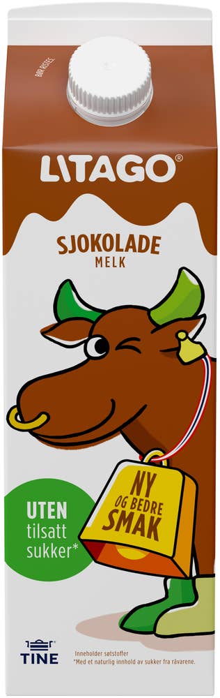 Litago Sjokolade Uten Tilsatt Sukker, 1 l