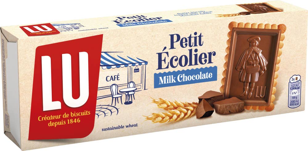 LU Kjeks Petit Écolier Milk Med melkesjokolade