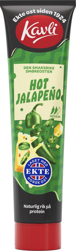 Kavli Jalapeño smøreost Tube