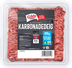 Gilde Karbonadedeig av storfe 5% fett