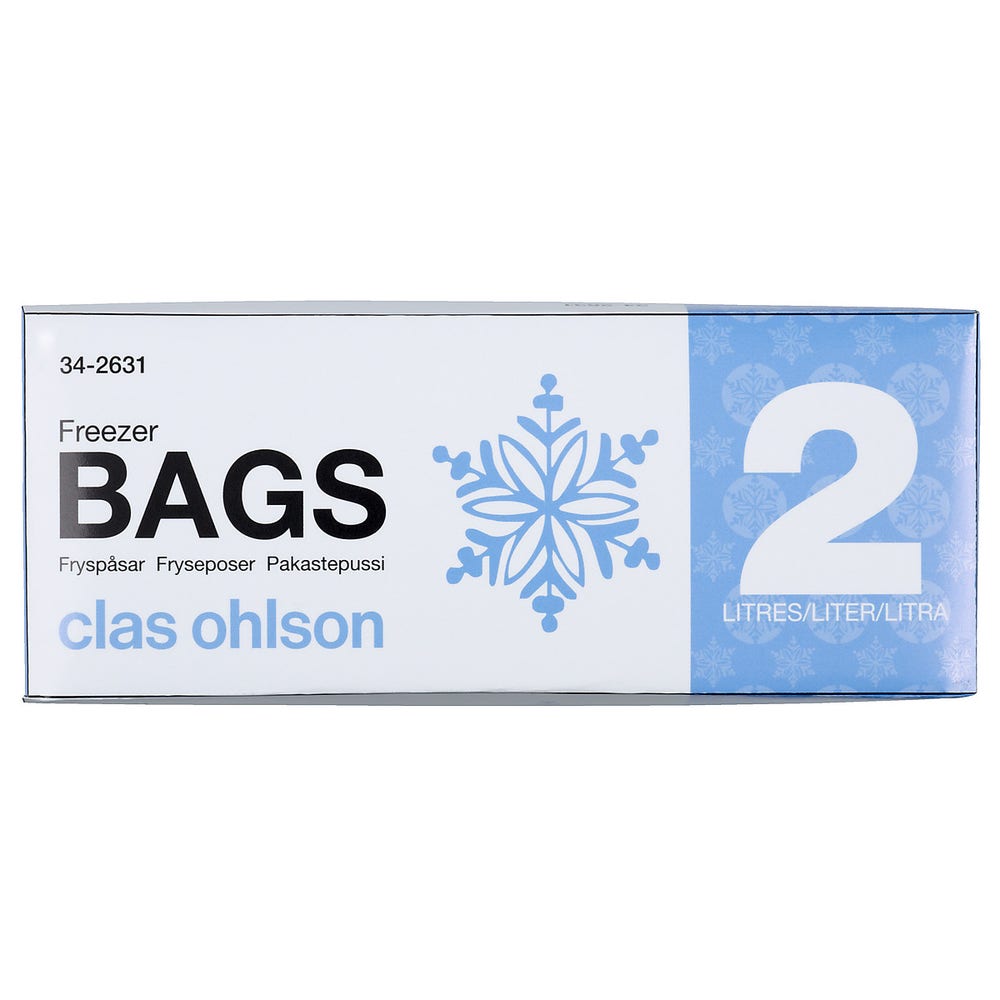 Clas Ohlson Fryseposer 2L
