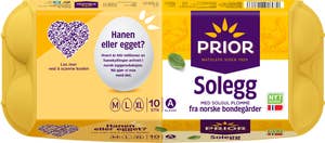 Prior Solegg fra frittgående høner M/L/XL