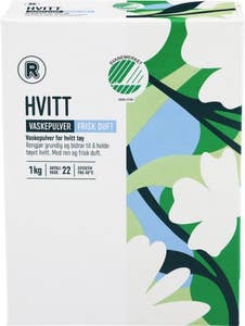 R Vaskepulver hvitt tøy