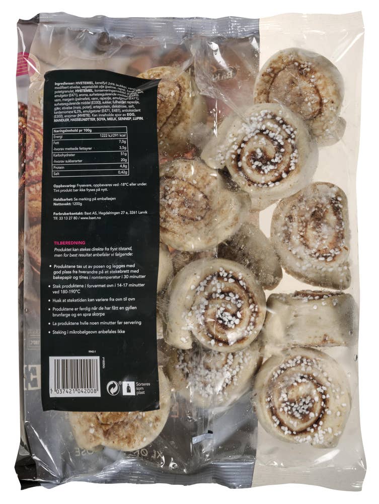 Bakeverket Kanelbolle XL Partivare