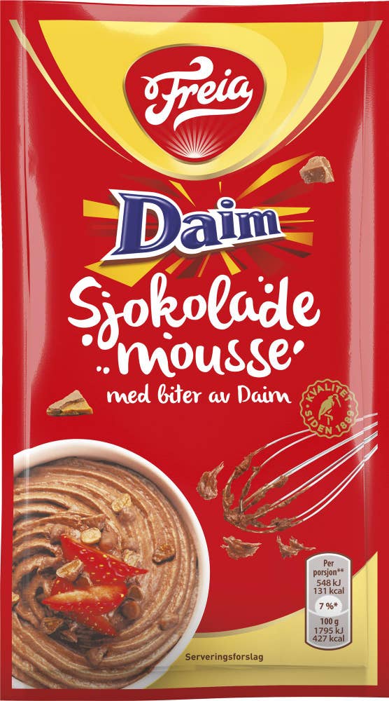 FREIA Sjokolademousse Daim