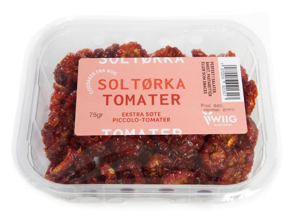 Wiig Gartneri Ekstra Søte Tørkede Piccolotomater Norge