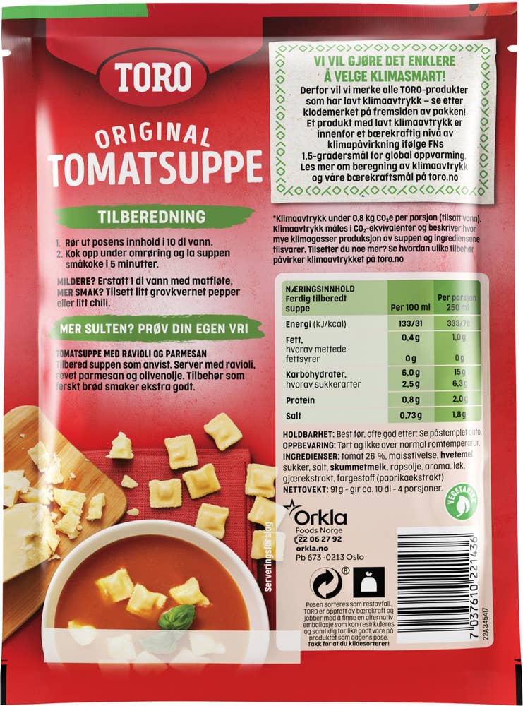 Toro Tomatsuppe