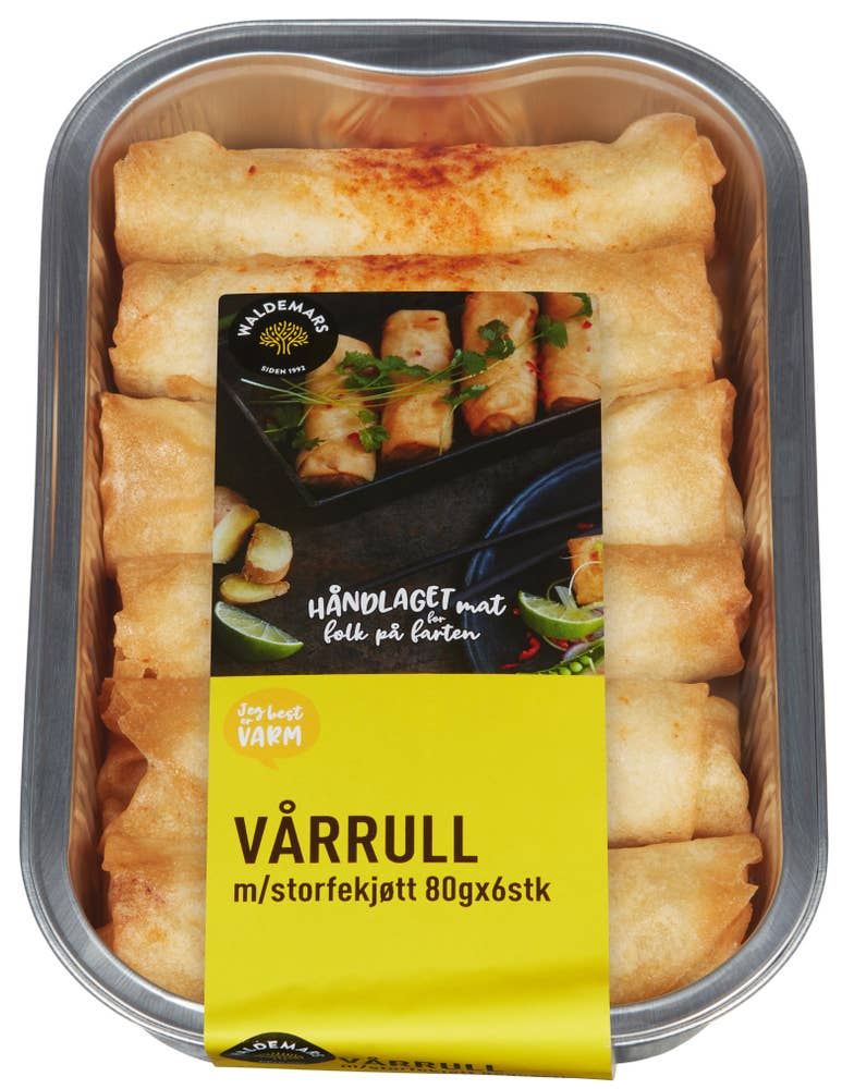 Waldemars Vårruller med storfekjøtt