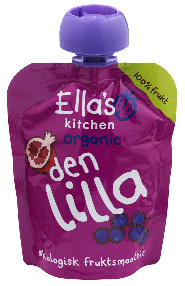Ella's Kitchen Den Lilla Fra 6 mnd, økologisk fruktsmoothie