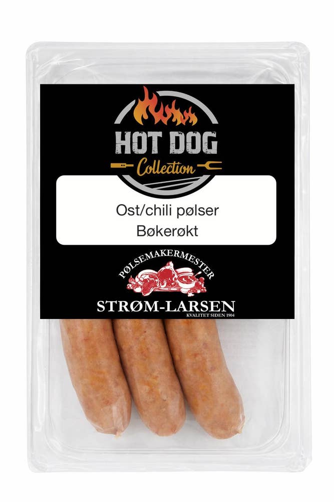Strøm-Larsen AS Ostepølser med chili Norgesmester 2020
