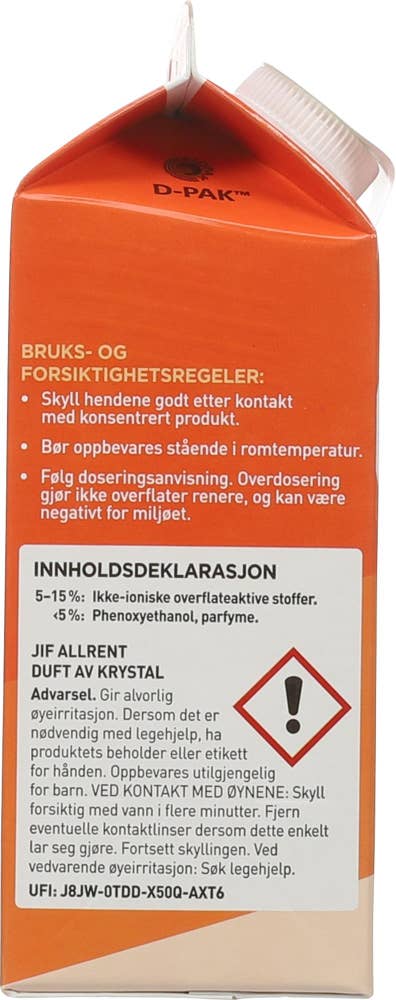 Jif Allrent med duft av Krystal