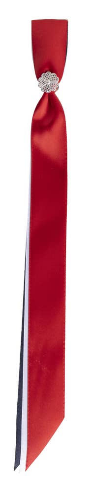 Nordic Season 17. mai-sløyfe 32 cm. med vaffel-pin i metall