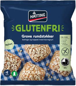 Hatting Glutenfri Grove Rundstykker 4stk