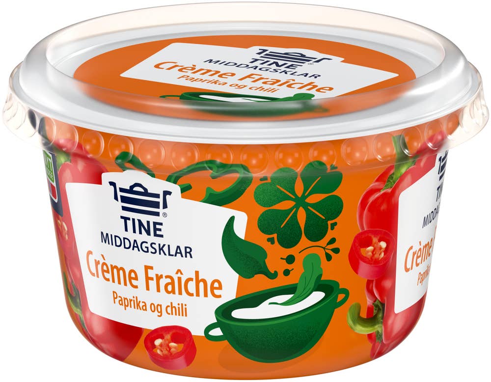 TINE Middagsklar Crème Fraîche Paprika og chili