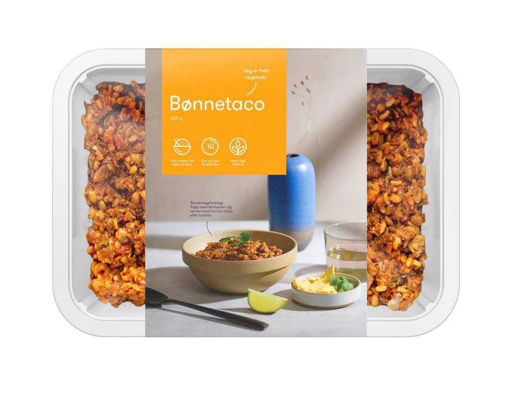 Fiks ferdig Bønnetaco Fiks ferdig, 2 porsjoner