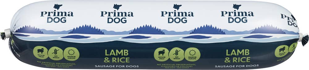 Primadog Hundepølse med lam
