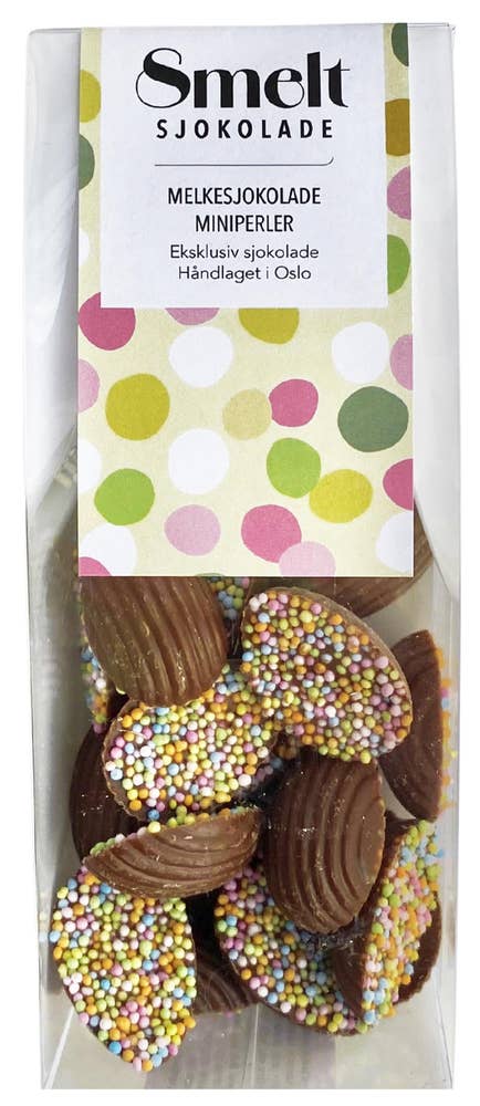 Smelt Sjokoladeegg med miniperler