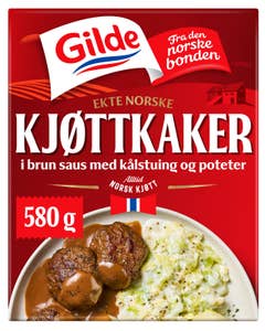 Gilde Kjøttkaker Med kålstuing og poteter