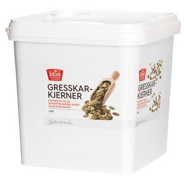 Gresskarkjerner, boks
